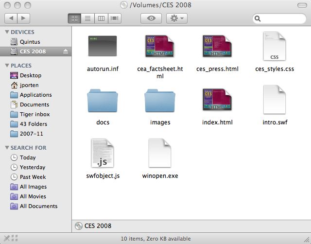 Directory contents show a Windows media setup, not very useful.